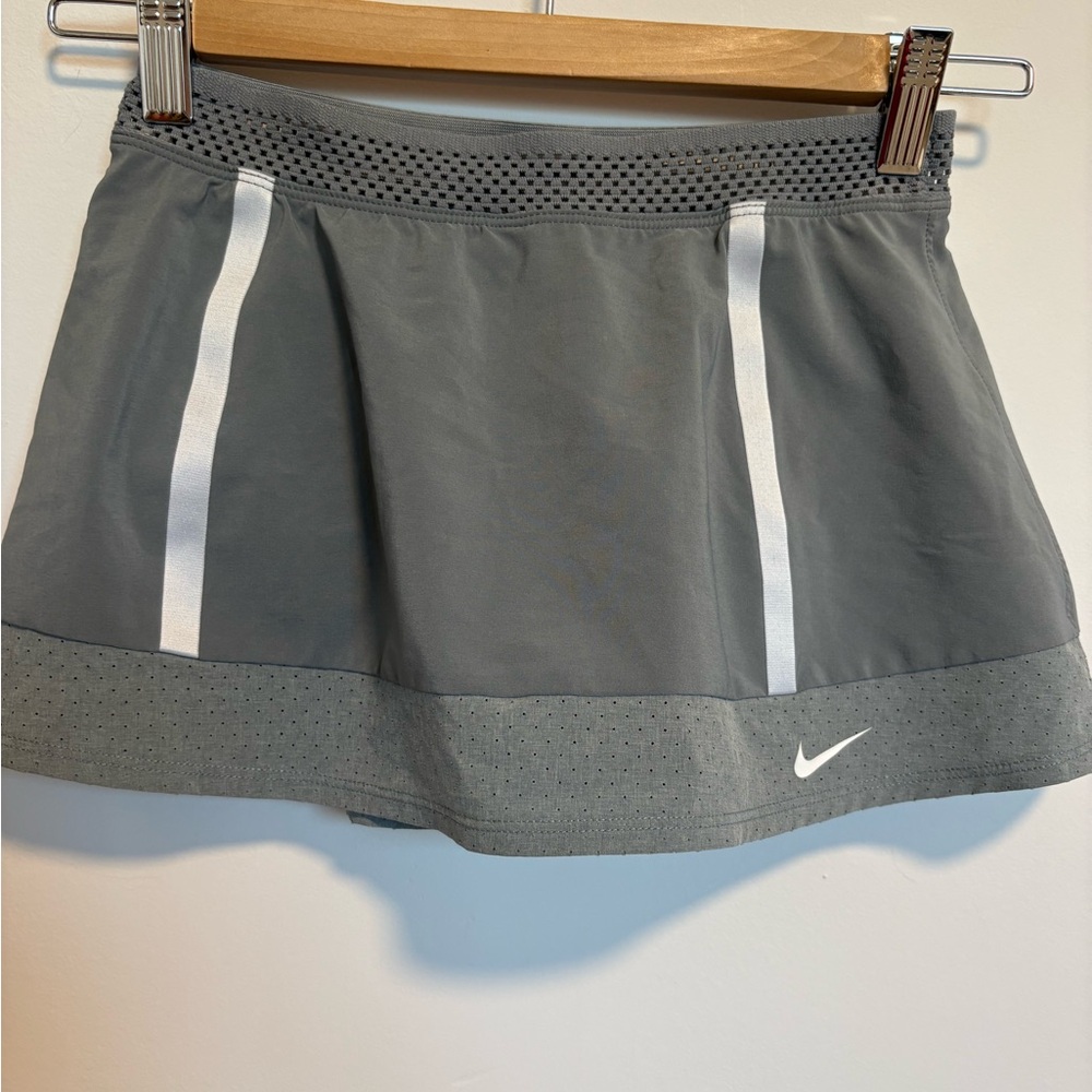 Nike Gray Skirt with White Accents